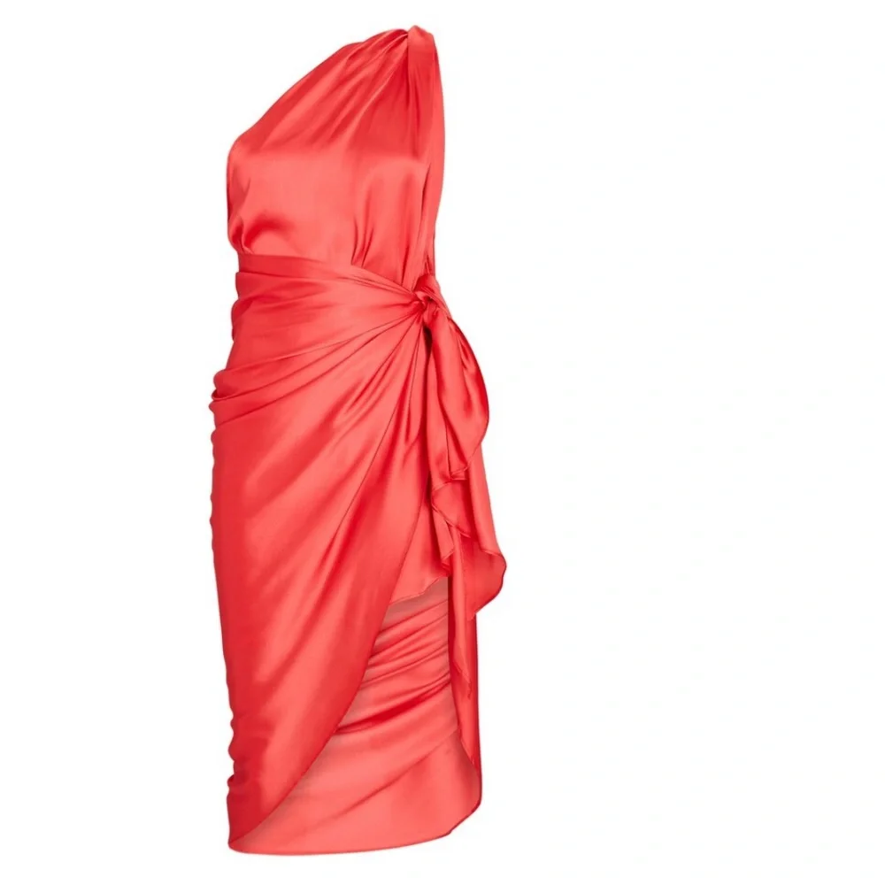 Baobab Marea Satin One Shoulder Dress Size M worn once! - Picture 1 of 5